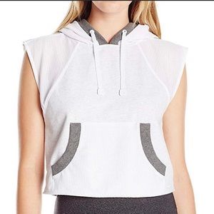NWT Blanc Noir Crop Hoodie Sweatshirt M